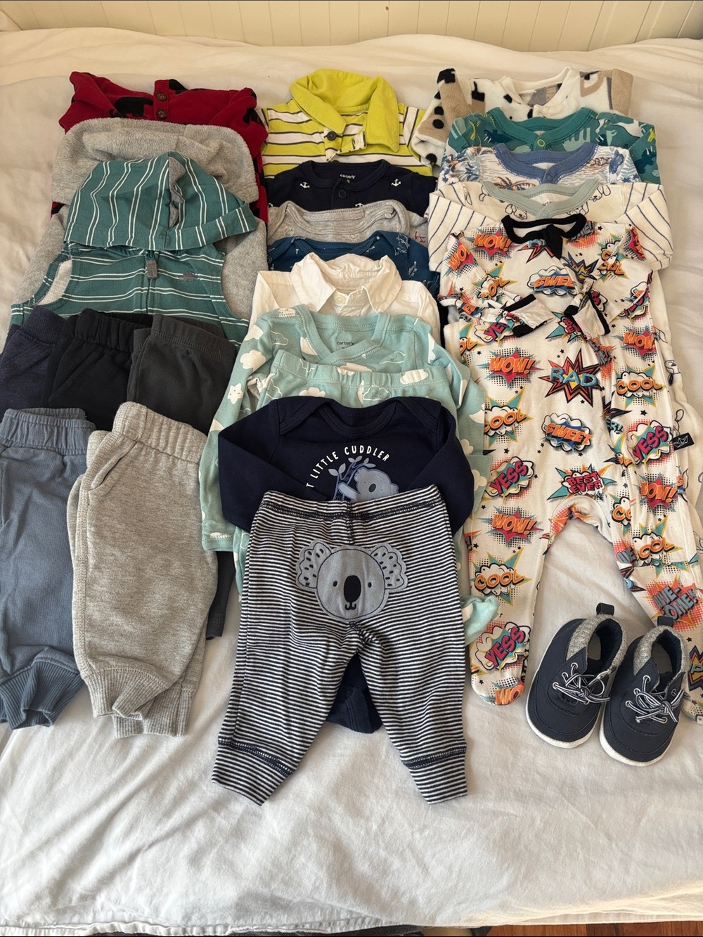 Baby Boy Pajama, Bodysuit, Pants, etc. (3 Months)